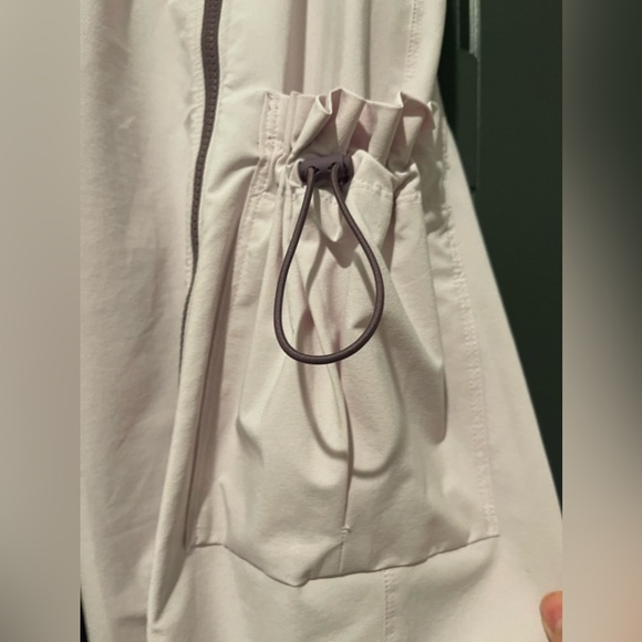 Athleta Stay Fly Pink and Mauve Zipper Nylon Track Pant Size Medium Gently Worn - Picture 8 of 10